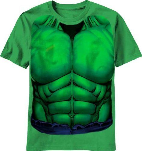 Camiseta do Incrível Hulk Adulto Camiseta do Incrível Hulk Adulto