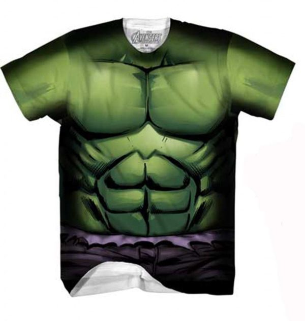 Camiseta do Incrível Hulk Adulto Atlética