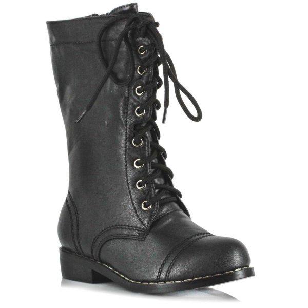Bota Infantil Combate Preta Bota Infantil Combate Preta