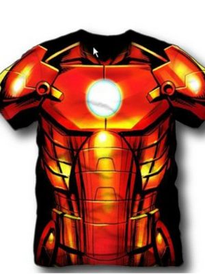 Camiseta do Homem da Ferro Infantil Camiseta do Homem da Ferro Infantil