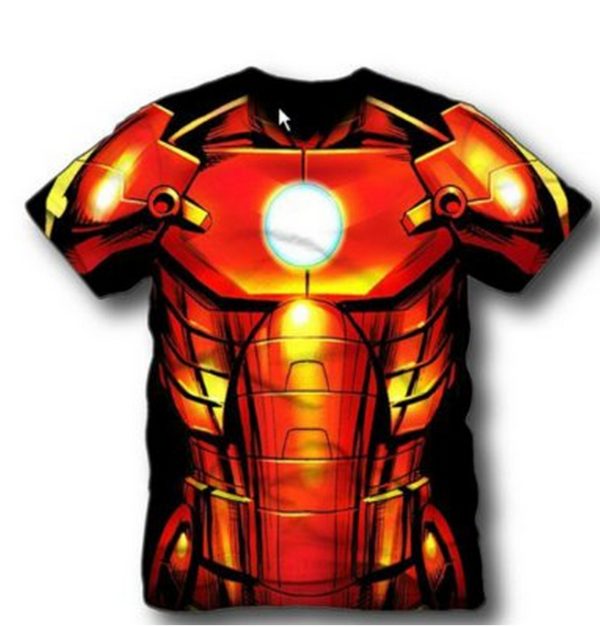 Camiseta do Homem da Ferro Infantil Camiseta do Homem da Ferro Infantil