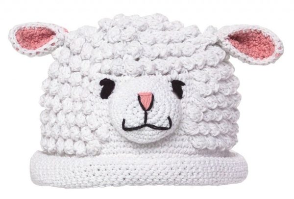 Chapéu Infantil Ovelha Bebê Parmalat Chapéu Infantil Ovelha Bebê Parmalat