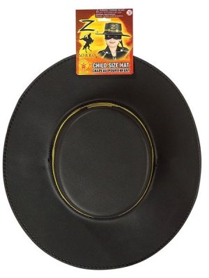 Chapéu Zorro Infantil Luxo Chapéu Zorro Infantil Luxo