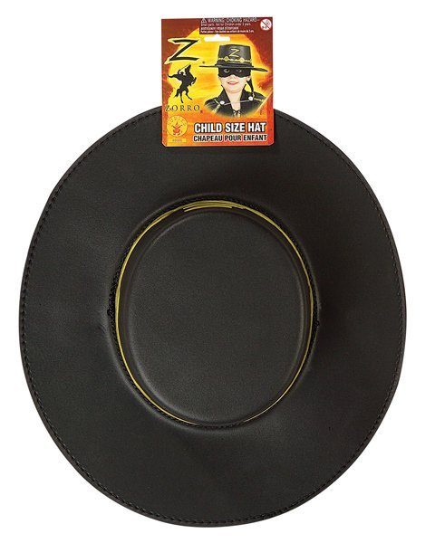 Chapéu Zorro Infantil Luxo Chapéu Zorro Infantil Luxo