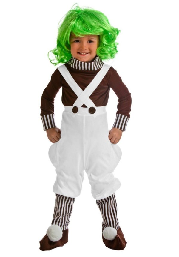 Fantasia Anões Oompa Loopas Fabrica de Chocolate Infantil Luxo Fantasia Anões Oompa Loopas Fabrica de Chocolate Infantil Luxo
