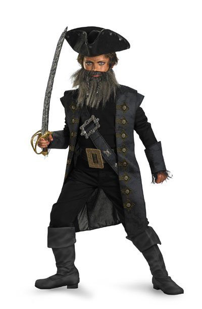 Fantasia Barba Negra Infantil Fantasia Barba Negra Infantil