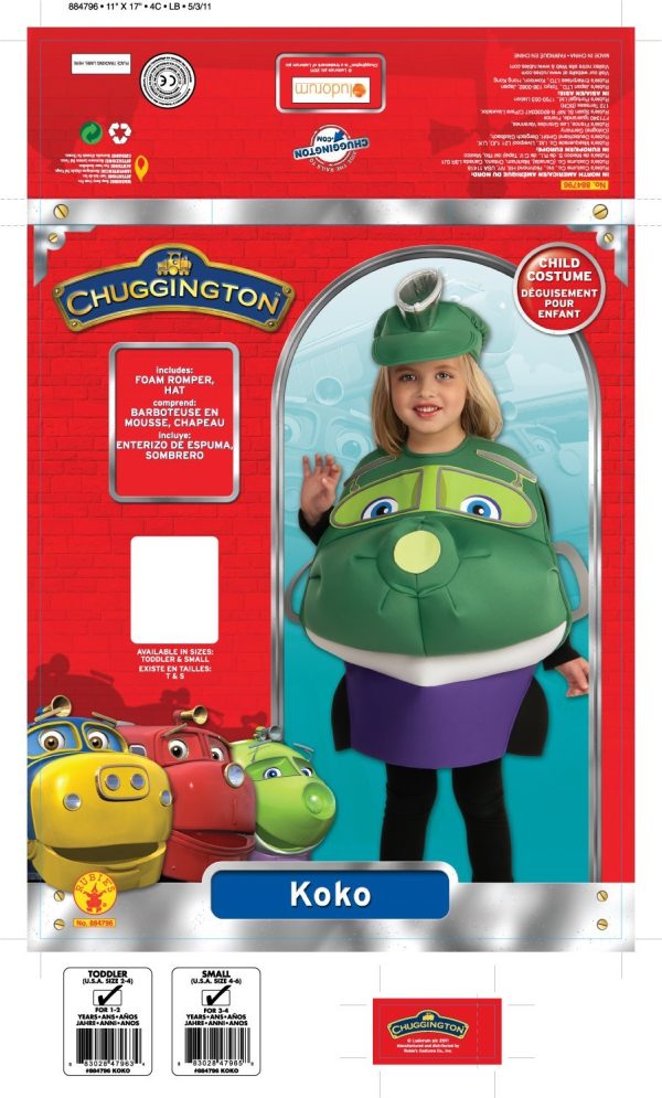 Fantasia Chuggington Koko Trem Infantil Fantasia Chuggington Koko Trem Infantil