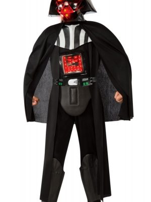 Fantasia Darth Vader Star Wars com Luz Infantil