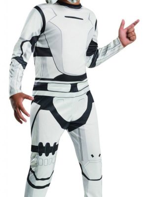 Fantasia Flametrooper Star Wars Luxo Infantil Clássica Despertar da Força