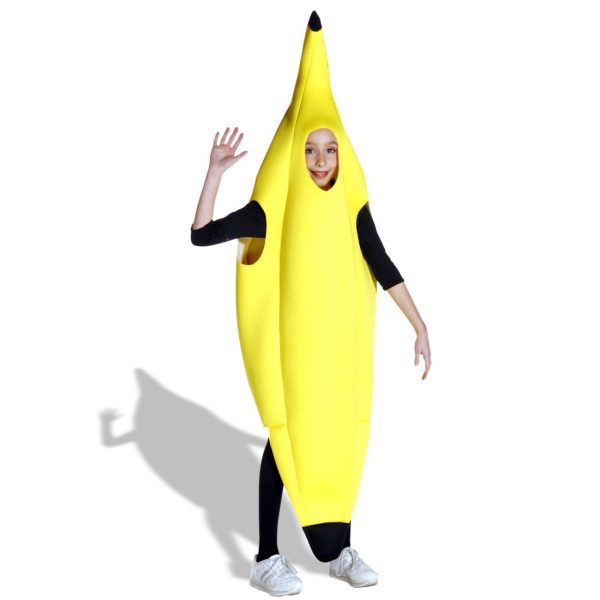 Fantasia Fruta Banana Infantil Luxo Fantasia Fruta Banana Infantil Luxo