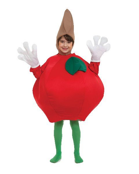 Fantasia Fruta Maça Infantil