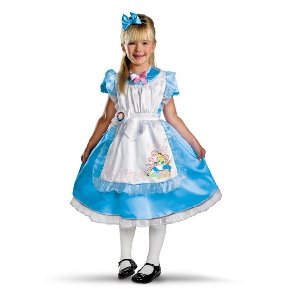 Fantasia Infantil Alice no País das Maravilhas Luxo Fantasia Infantil Alice no País das Maravilhas Luxo