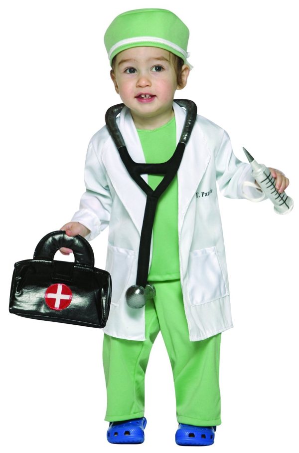 Fantasia Infantil Bebê Médico Luxo Fantasia Infantil Bebê Médico Luxo
