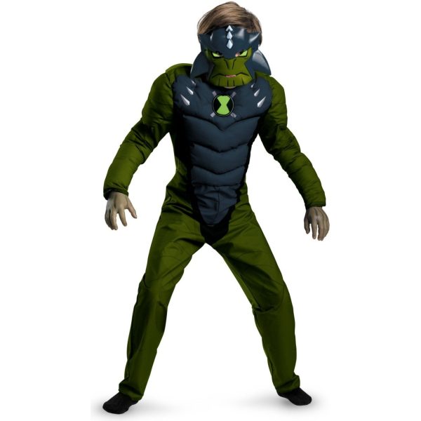Fantasia Infantil Ben 10 Humungousaur Enormossauro Luxo Fantasia Infantil Ben 10 Humungousaur Enormossauro Luxo