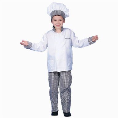 Fantasia Infantil Cozinheiro Chef de Cozinha Clássico Fantasia Infantil Cozinheiro Chef de Cozinha Clássico
