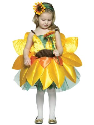 Fantasia Infantil Flor Girassol