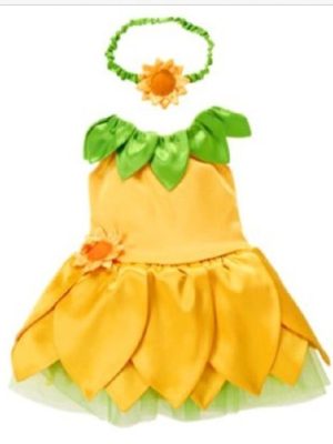 Fantasia Infantil Flor Girassol Luxo