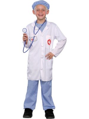 Fantasia Infantil Medico Cirurgião Clássica Fantasia Infantil Medico Cirurgião Clássica