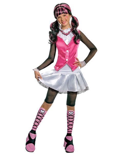 Fantasia Infantil Monster High Draculaura Luxo Fantasia Infantil Monster High Draculaura Luxo