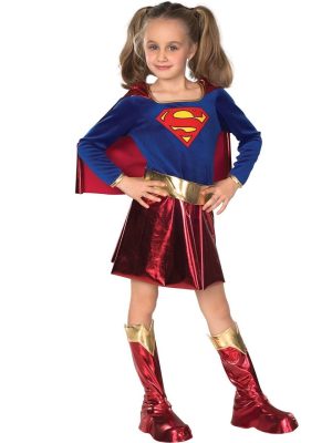 Fantasia Infantil SuperGirl Super Garota Luxo Fantasia Infantil SuperGirl Super Garota Luxo