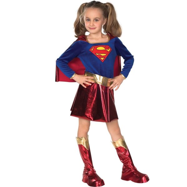Fantasia Infantil SuperGirl Super Garota Luxo Fantasia Infantil SuperGirl Super Garota Luxo