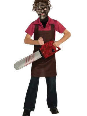 Fantasia Leatherface Infantil Luxo Clássica Fantasia Leatherface Infantil Luxo Clássica