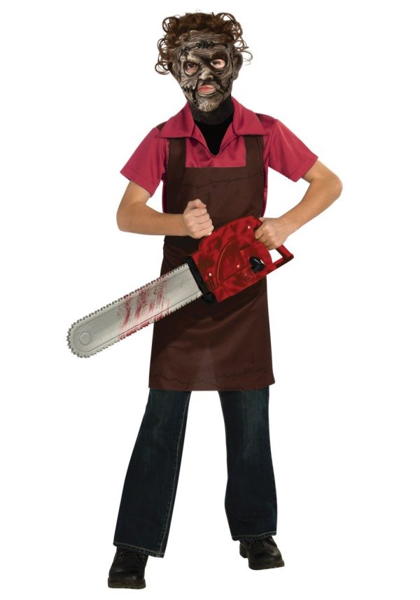 Fantasia Leatherface Infantil Luxo Clássica
