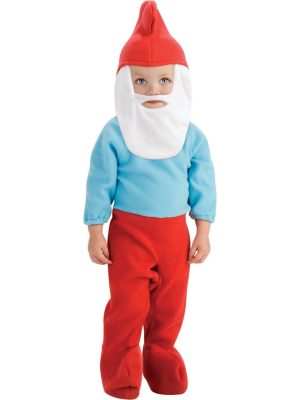 Fantasia Papai Smurfs Infantil Bebê