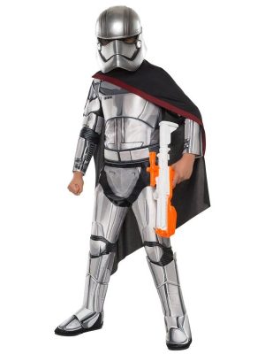 Fantasia Phasma Star Wars Luxo Infantil Despertar da Força