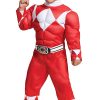 Fantasia Power Rangers Vermelho Bebê Infantil