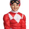 Fantasia Power Rangers Vermelho Bebê Infantil
