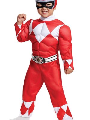 Fantasia Power Rangers Vermelho Bebê Infantil Fantasia Power Rangers Vermelho Bebê Infantil