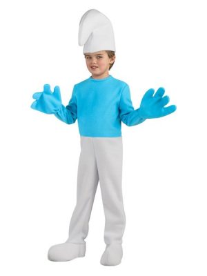 Fantasia Smurfs Infantil Luxo