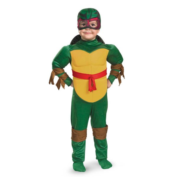 Fantasia Tartaruga Ninja Rafael Infantil com Músculos Fantasia Tartaruga Ninja Rafael Infantil com Músculos