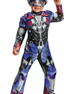 Fantasia Transformers 3D A Era da Extinção Optimus Prime Infantil