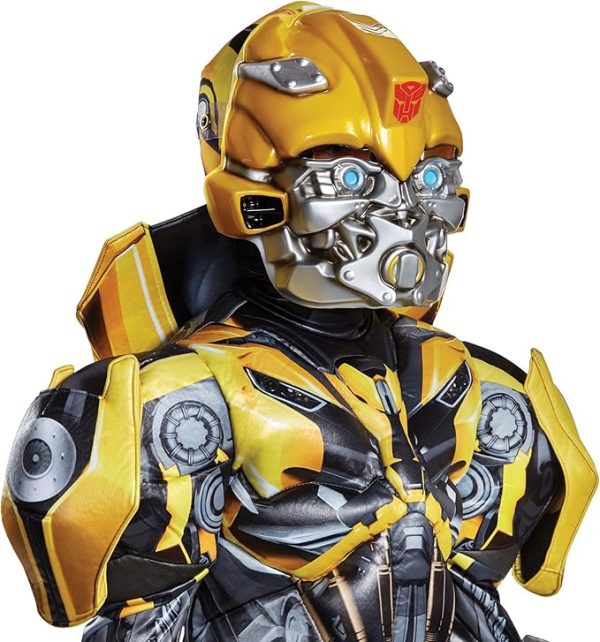 Fantasia Transformers 4 A Era da Extinção Bumblebee Luxo Infantil Fantasia Transformers 4 A Era da Extinção Bumblebee Luxo Infantil