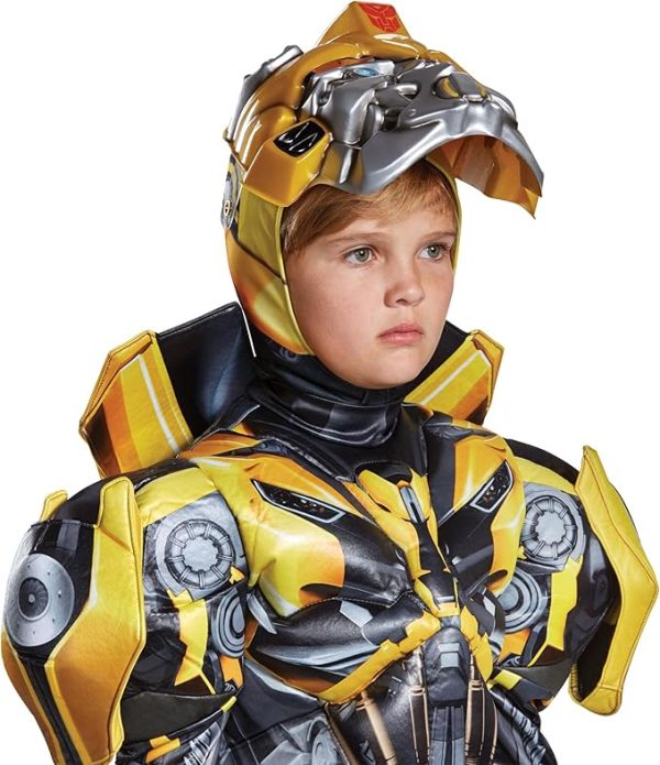 Fantasia Transformers 4 A Era da Extinção Bumblebee Luxo Infantil Fantasia Transformers 4 A Era da Extinção Bumblebee Luxo Infantil