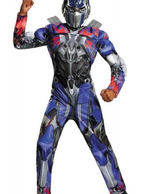 Fantasia Transformers 4 A Era da Extinção Optimus Prime Luxo Infantil