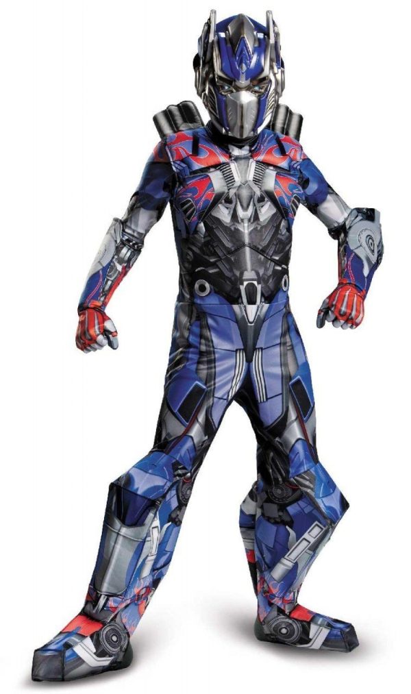 Fantasia Transformers 4 A Era da Extinção Optimus Prime Super Luxo Infantil