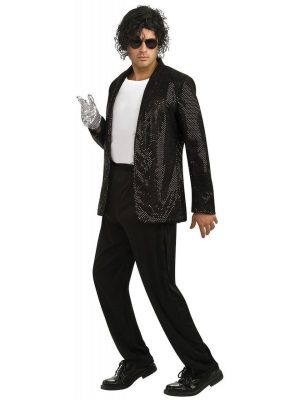 Jaqueta Michael Jackson Billie Jean Adulto Jaqueta Michael Jackson Billie Jean Adulto