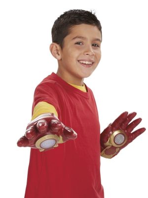 Luvas Homem de Ferro Eletrônica com Som e Luz