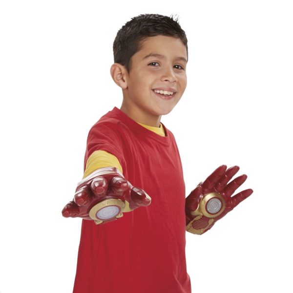 Luvas Homem de Ferro Eletrônica com Som e Luz Luvas Homem de Ferro Eletrônica com Som e Luz