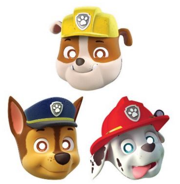 Máscaras Patrulha Canina Paw Patrol Máscaras Patrulha Canina Paw Patrol