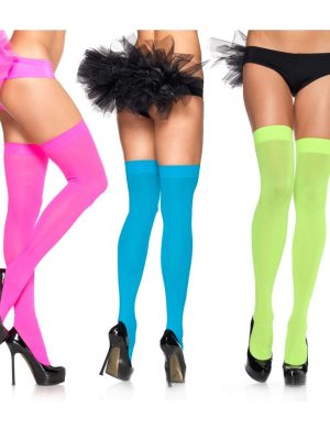 Meia Calça Adulto Rosa Azul Verde Meia Calça Adulto Rosa Azul Verde