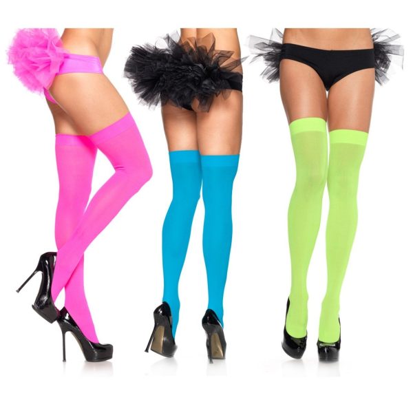 Meia Calça Adulto Rosa Azul Verde Meia Calça Adulto Rosa Azul Verde