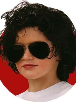 Peruca do Michael Jackson Luxo Infantil