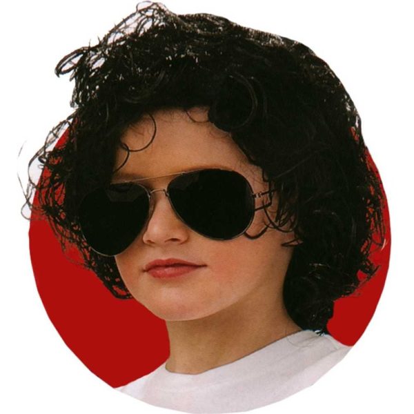 Peruca do Michael Jackson Luxo Infantil Peruca do Michael Jackson Luxo Infantil