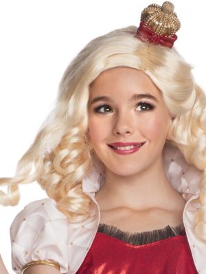 Peruca Ever After High Apple White Luxo Peruca Ever After High Apple White Luxo