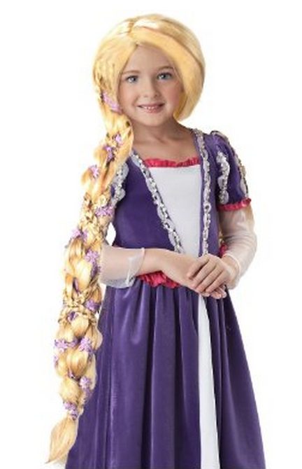 Peruca Infantil Rapunzel Enrolados Disney