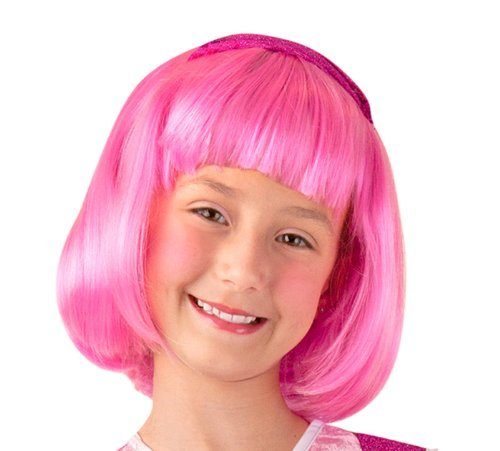Peruca LazyTown Stephanie Infantil Peruca LazyTown Stephanie Infantil